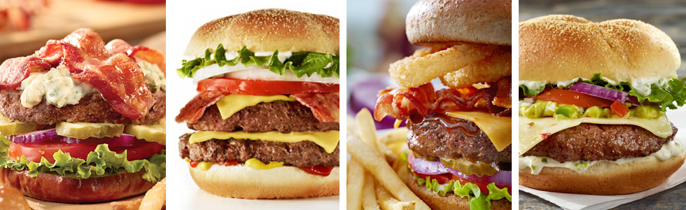 hamburger details food photography